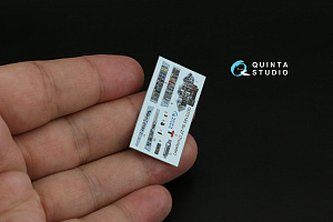 Su-27 3D-Printed & coloured Interior on decal paper (Trumpeter) (with 3D-printed resin part)