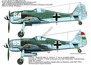 Decal 1/48 Focke Wulf Fw 190 F-8 (2x camo) (HAD)