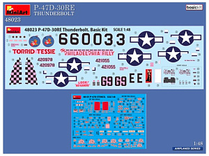 Model kit 1/48 P-47D-30RE Thunderbolt (BASIC KIT) (MiniArt)