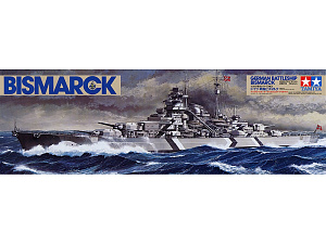 Model kit 1/350 German Battleship Bismarck (Tamiya)
