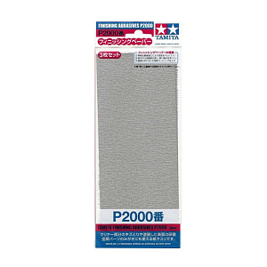 Finishing Abrasives P2000 - 3 Sheets Tamiya