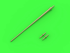 Aircraft detailing sets (brass) 1/72 Dessault Etendard IV - Pitot Tube & Angle of Attack probes (designed to be used with Heller kits) 