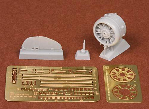 Additions (3D resin printing) 1/72 Polikarpov I-153 Chaika cowling + exterior set (designed to be used with ICM UA UK and Revell kits)