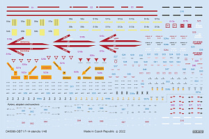 Decal 1/48 F-14 stencils (TAM)