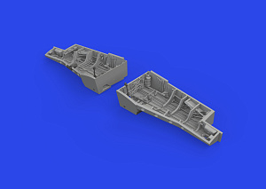 Additions (3D resin printing) 1/48 North-American P-51B/P-51C Mustang wheel bay PRINT 1/48 (designed to be used with Eduard kits)