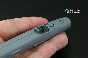 MiG-21MF (Moscow plant) 3D-Printed & coloured Interior on decal paper (Eduard) (with 3D-printed resin parts)