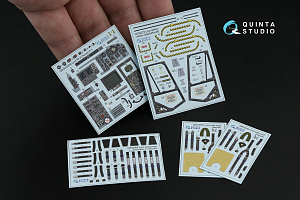 Lynx Mk8 3D-Printed & coloured Interior on decal paper (Revell)