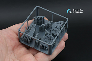 Fairey Barracuda Pilot's Cockpit 3D-Printed & coloured Interior on decal paper (Trumpeter) (with 3D-printed resin parts)