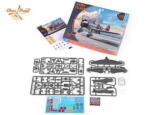 Model kit 1/72 Mitsubishi A5M4 Claude Advanced kit (Clear Prop)