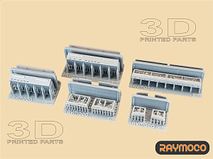 Additions (3D resin printing) 1/48 F-15 Electronics, Hydraulics (Raymoco)