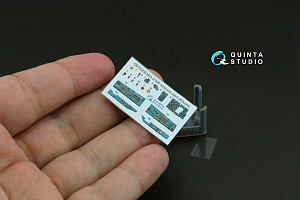 MiG-21MF (Moscow plant) 3D-Printed & coloured Interior on decal paper (Eduard) (with 3D-printed resin parts)