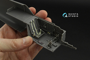 Bf 109G-5/Bf 109G-6 3D-Printed & coloured Interior on decal paper (Airfix)