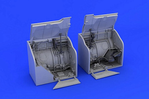 Additions (3D resin printing) 1/48      Mikoyan MiG-23M/MiG-23MF main wheel bay (designed to be used with Trumpeter kits) 