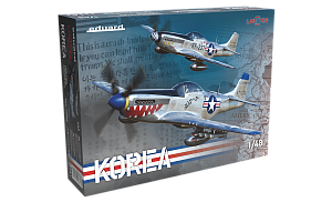 Model kit 1/48 North-American F-51D and RF-51D Mustang KOREA DUAL COMBO (Eduard kits)