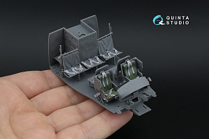 UH-1D early/UH-1H early 3D-Printed & coloured Interior on decal paper (Kitty Hawk)