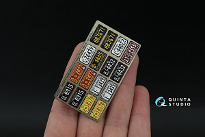 Southwestern U.S. License Plates 1950-1960 Pt.2 (All kits) (with metal base)