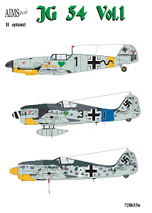 Decal 1/72 JG 54 Vol.1 (Aims)