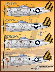 Decal 1/48 Colors and Markings of Republic P-47N Thunderbolt (Furball Aero-Design)