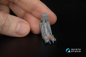 L-39C 3D-Printed & coloured Interior on decal paper (Trumpeter) (with 3D-printed resin parts)