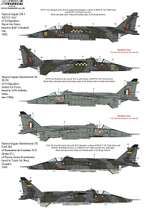 Decal 1/48 Sepecat Jaguar GR.1/GR.1A Part 2 (7) (Xtradecal)