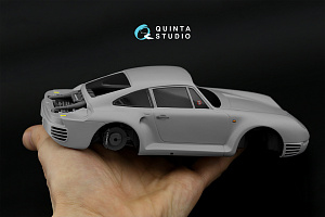 Porsche 959 3D-Printed & coloured Interior on decal paper (Tamiya) (Small version)