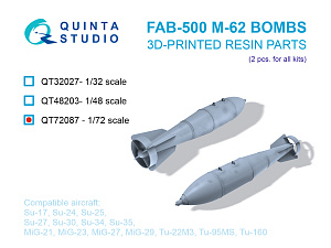 FAB-500 M-62 Bombs, 2 pcs (for all kits)
