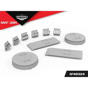 Additions (3D resin printing) 1/48 SET OF PLUGS AND PADS FOR MiG-29K (Temp Models)