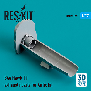 Additions (3D resin printing) 1/72 BAe Hawk T.1 exhaust nozzle (ResKit)