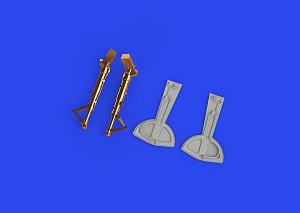 Aircraft detailing sets (metal) 1/72 Messerschmitt Bf-109F undercarriage legs BRONZE (designed to be used with Eduard kits)