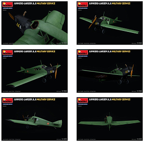 Model kit 1/48 Junkers-Larsen JL.6. Milit.Service (3x camo) (MiniArt)