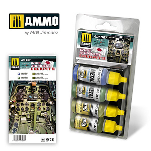 WWII Japanese Cockpits (Ammo Mig) (4x17ml) 