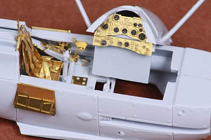Aircraft detailing sets (etched) 1/72 Gloster Gladiator Mk.I/Mk.II cockpit set (designed to be used with Airfix kits)