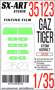 Tinting film 1/35 GAZ “Tiger” with Kornet-D PTRK (Zvezda)