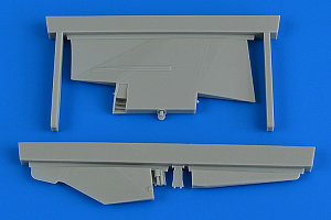 Additions (3D resin printing) 1/32 Mikoyan MiG-23MF/MLD correct tail fin (designed to be used with Trumpeter kits)[MiG-23MLD]