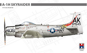 Model kit 1/72 Douglas A-1H Skyraider ex- Hasegawa + CARTOGRAF decals+ MASK   (Hobby 2000)