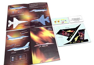 Decal 1/32 General-Dynamics F-16A Fighting Falcon (1) 23 Sqn Belgian Air Force deactivation. 'I'll Be Back'  (Zotz)