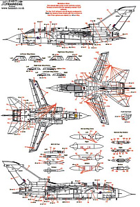 Decal 1/48 Panavia Tornado Special Schemes (3) (Xtradecal)