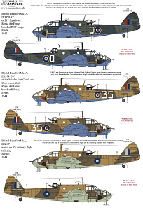 Decal 1/48 Bristol Beaufort Mk.I/IA Collection Pt1 (9)