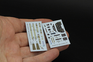 Bf 109K-4 3D-Printed & coloured Interior on decal paper (Kotare)