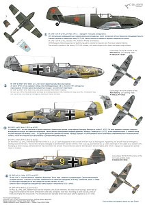Decal 1/48 Bf-109 in tne Red Army Air Force (Colibri Decals)