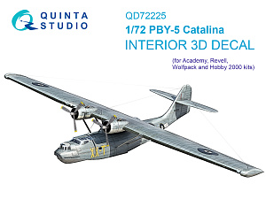 PBY-5 Catalina 3D-Printed & coloured Interior on decal paper (Academy)