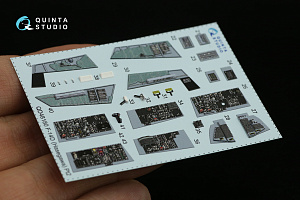 F-14D 3D-Printed & coloured Interior on decal paper (Hasegawa)