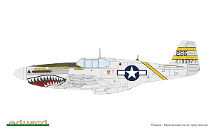 Model kit 1/48 North-American P-51B/C Mustang Weekend edition (Eduard kits)