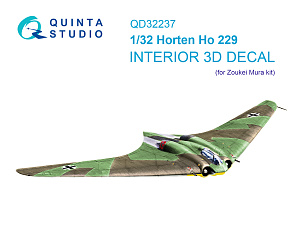 Horten Ho 229 3D-Printed & coloured Interior on decal paper (Zoukei Mura)