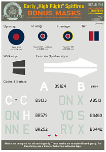 Model kit 1/48 Supermarine Spitfire Mk.VI Early "High Flight" (THREE OAKS)