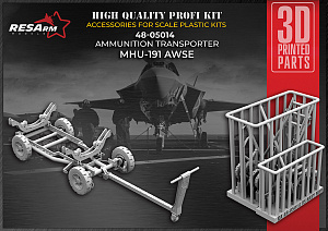 Additions (3D resin printing) 1/48 MHU-191 AWSE Ammunition Transporter(RESarm)