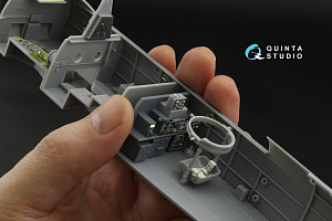 TBD-1 Devastator 3D-Printed & coloured Interior on decal paper (Trumpeter) (with 3D-printed resin parts)