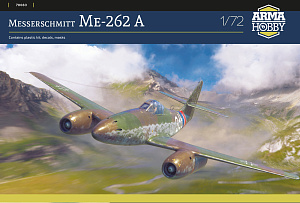 Model kit 1/72 Messerschmitt Me-262A-1a "White 3" (W.Nr. 500071) (Arma Hobby)