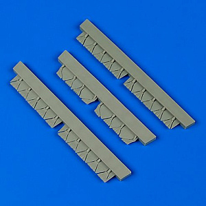 Additions (3D resin printing) 1/72 Focke-Wulf Fw-200C-4 'Condor' exhausts (designed to be used with Trumpeter kits)