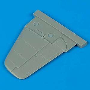 Additions (3D resin printing) 1/72 Junkers Ju-88G corrected tail fin (designed to be used with Zvezda kits) 